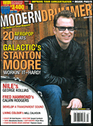 cover for Modern Drummer Magazine Back Issue - March 2010