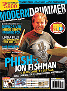 cover for Modern Drummer Magazine September 2010