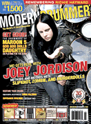 cover for Modern Drummer Magazine January 2011