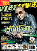cover for Modern Drummer Magazine February 2011
