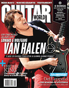 cover for Guitar World Magazine - August 2012