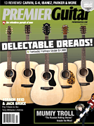 cover for Premier Guitar Magazine - July 2012