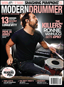 cover for Modern Drummer Magazine - February 2013
