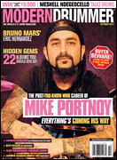 cover for Modern Drummer Magazine - October 2013