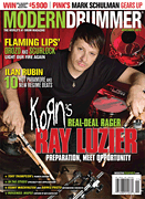 cover for Modern Drummer Magazine - November 2013