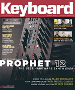 cover for Keyboard Magazine - October 2013 Issue