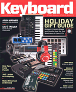cover for Keyboard Magazine - December 2013 Issue