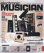 cover for Electronic Musician Magazine - December 2013 Issue
