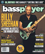 cover for Bass Player Magazine - Holiday 2013 Special Issue