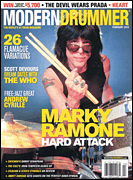 cover for Modern Drummer Magazine February 2014