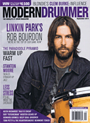 cover for Modern Drummer Magazine September 2014