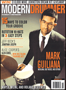 cover for Modern Drummer Magazine November 2014