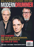 cover for Modern Drummer Magazine February 2015