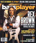 cover for Bass Player Magazine May 2014