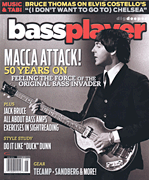 cover for Bass Player Magazine June 2014