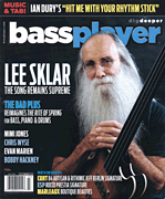 cover for Bass Player Magazine July 2014