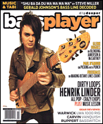 cover for Bass Player Magazine October 2014
