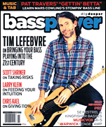 cover for Bass Player Magazine November 2014