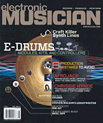 cover for Electronic Musician Magazine August 2014