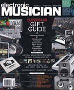 cover for Electronic Musician Magazine December 2014