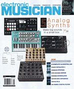 cover for Electronic Musician Magazine January 2015