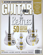 cover for Guitar World Magazine January 2014