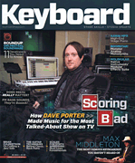 cover for Keyboard Magazine August 2014