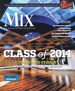 cover for Mix Magazine June 2014