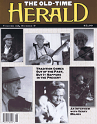 cover for The Old Time Herald Magazine June/july Vol. 13 No. 9