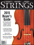 cover for Strings Magazine July 2015