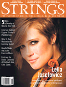 cover for Strings Magazine August 2015