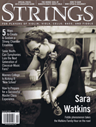 cover for Strings Magazine September 2015