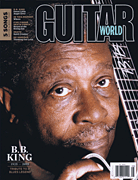 cover for Guitar World Magazine August 2015