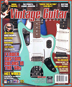 cover for Vintage Guitar Magazine September 2015