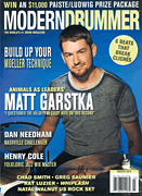 cover for Modern Drummer Magazine March 2015