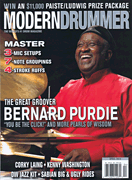 cover for Modern Drummer Magazine April 2015