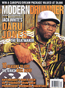 cover for Modern Drummer Magazine July 2015