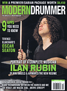 cover for Modern Drummer Magazine October 2015