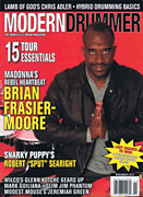 cover for Modern Drummer Magazine November 2015
