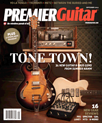 cover for Premier Guitar Magazine September 2015