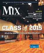 cover for Mix Magazine June 2015