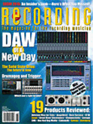 cover for Recording Magazine June 2015