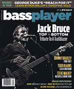 cover for Bass Player Magazine February 2015