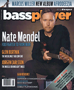 cover for Bass Player Magazine June 2015