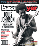 cover for Bass Player Magazine September 2015