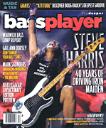 cover for Bass Player Magazine December 2015