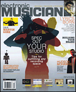 cover for Electronic Musician Magazine July 2015