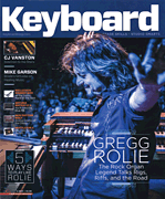 cover for Keyboard Magazine March 2015