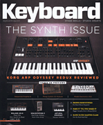 cover for Keyboard Magazine May 2015