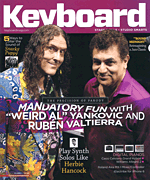 cover for Keyboard Magazine December 2015